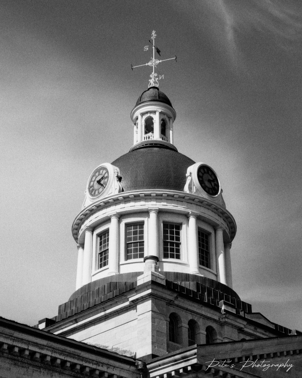 City Clock Tower of Kingston, Ontario, Canada