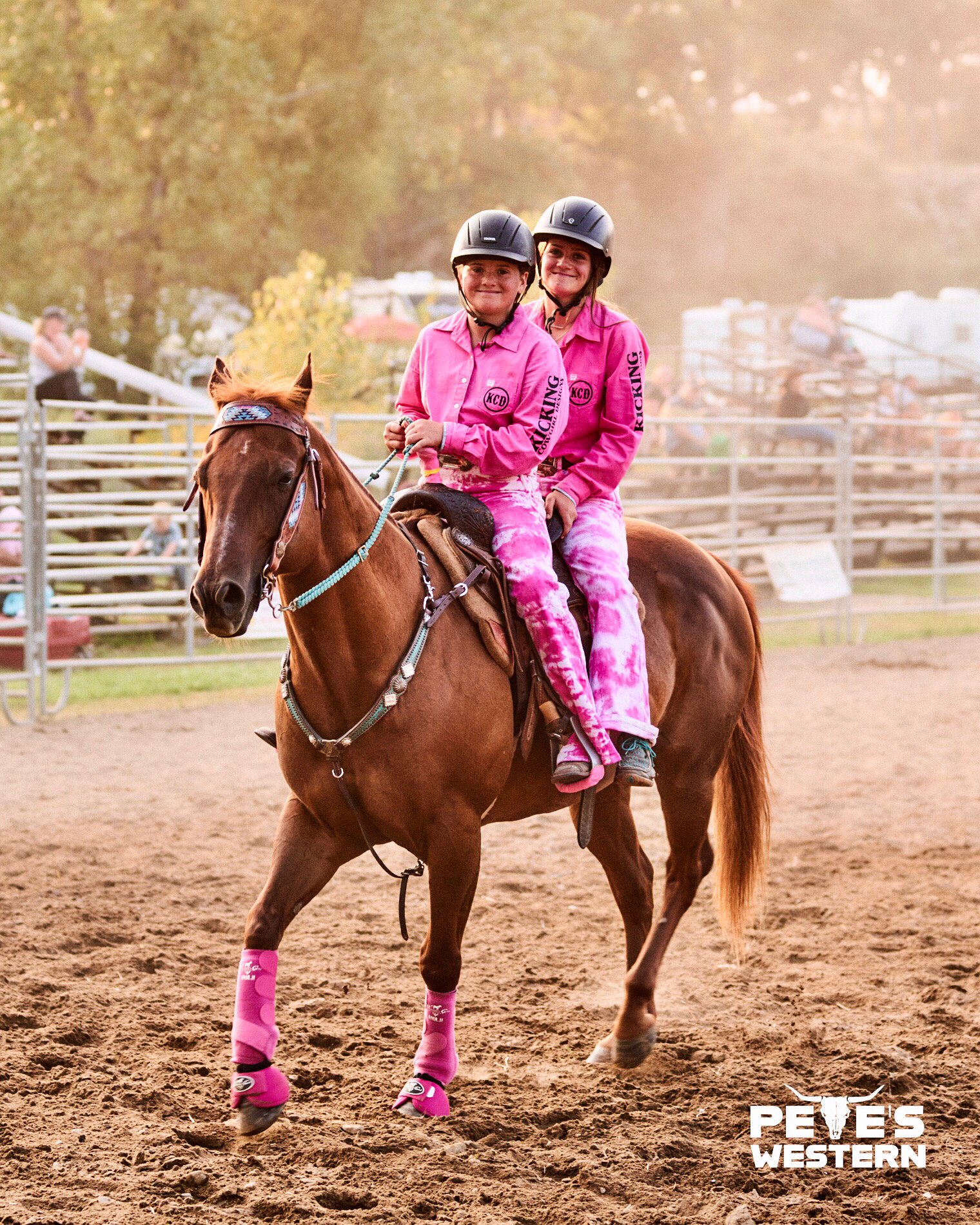 The famous Kicking Cowgirl Designs Cornish sisters from the Ram Rodeo Tour rescue missions.